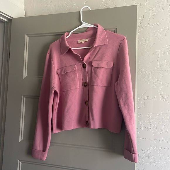 Sezane Sweaters - Sezane Betty Cardigan Rose Los Angeles - Size L